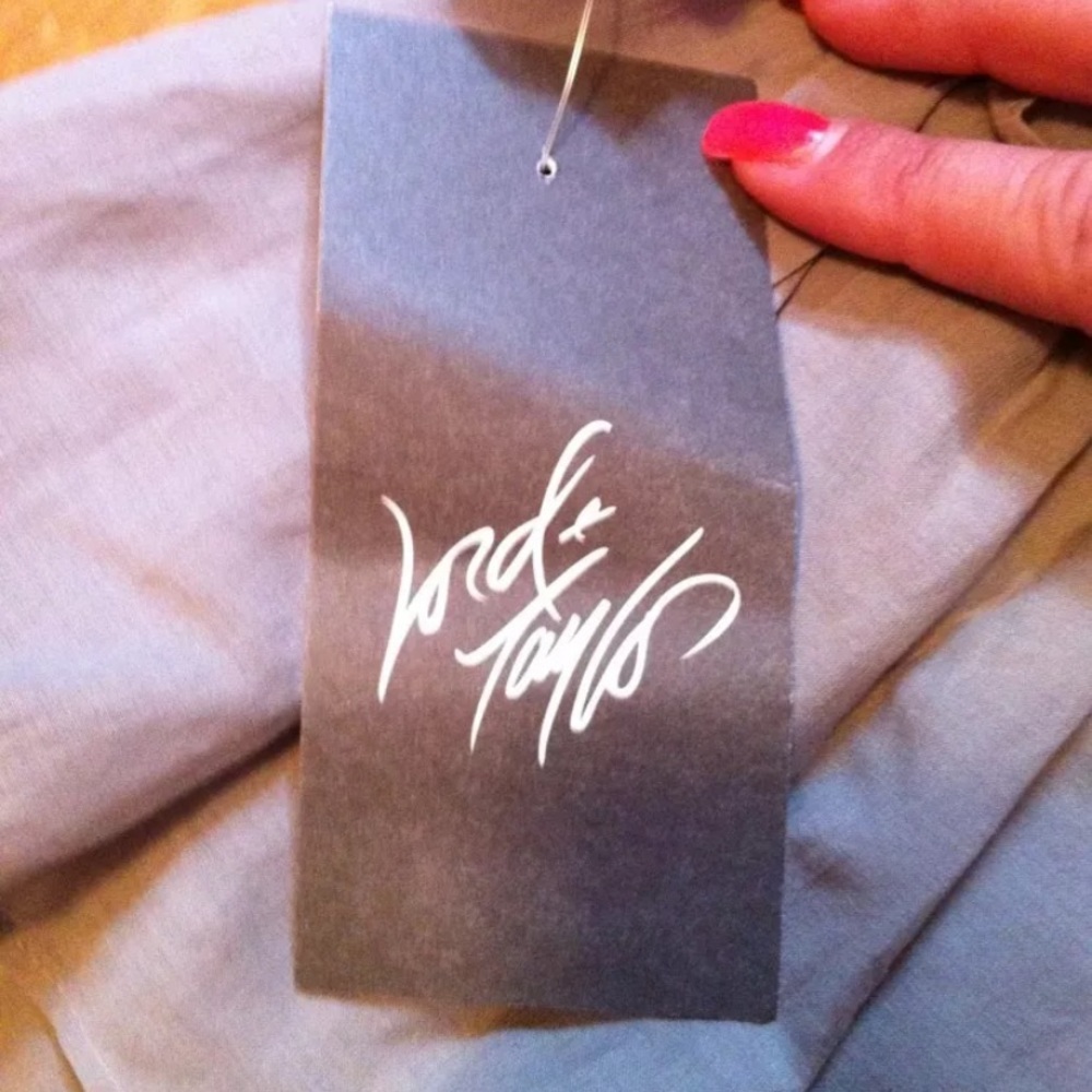 NWT BCBG Grey Ruffled Dress - Picture 5 of 5